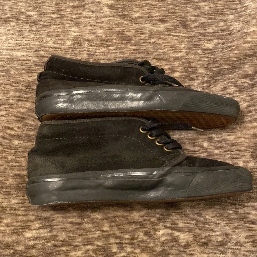 Vintage‎ Black Chukka Boot Padded Collar Suede Vans